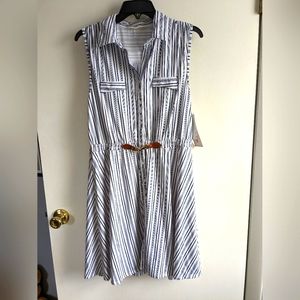 NWT white dress M
